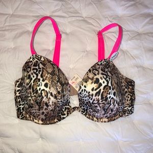 Leopard print bra